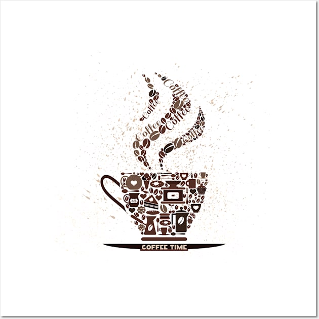 Coffee Time Wall Art by mutarek